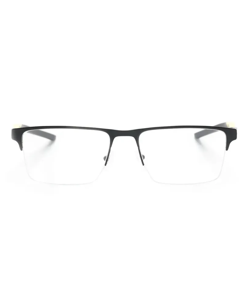 Ferrari Scuderia Brille mit eckigem Gestell - Schwarz Schwarz