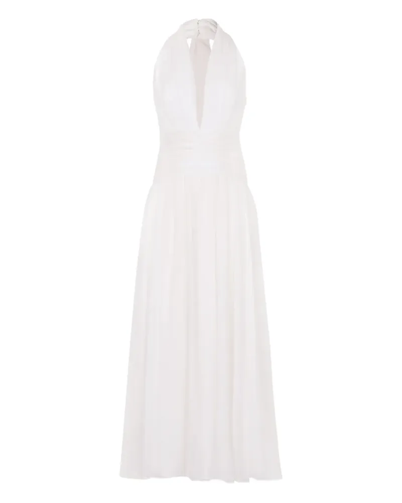 NICHOLAS Arella Maxikleid - Weiß Weiß