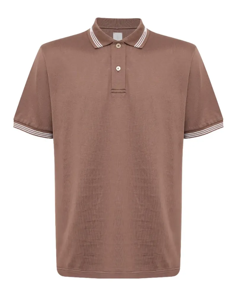 Eleventy short-sleeve polo shirt - Braun Braun