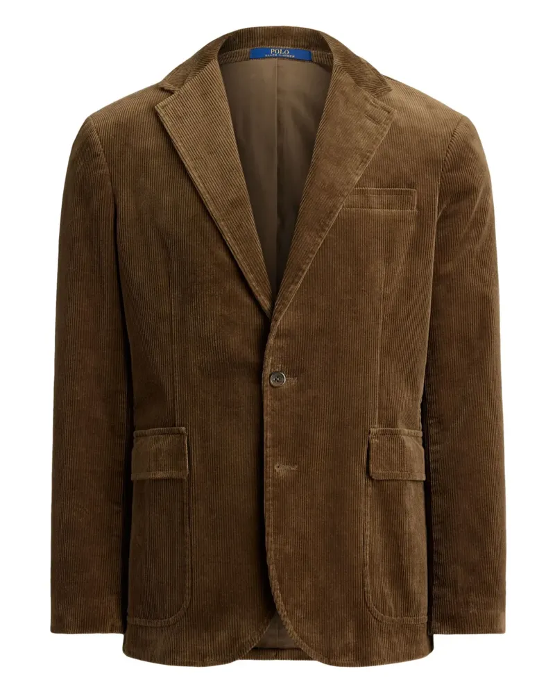 Ralph Lauren Einreihiges Sakko aus Cord - Braun Braun