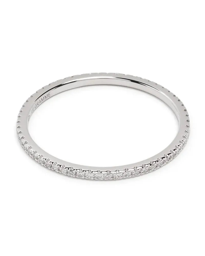 Le Gramme 18kt Weißgoldring - Silber Silber