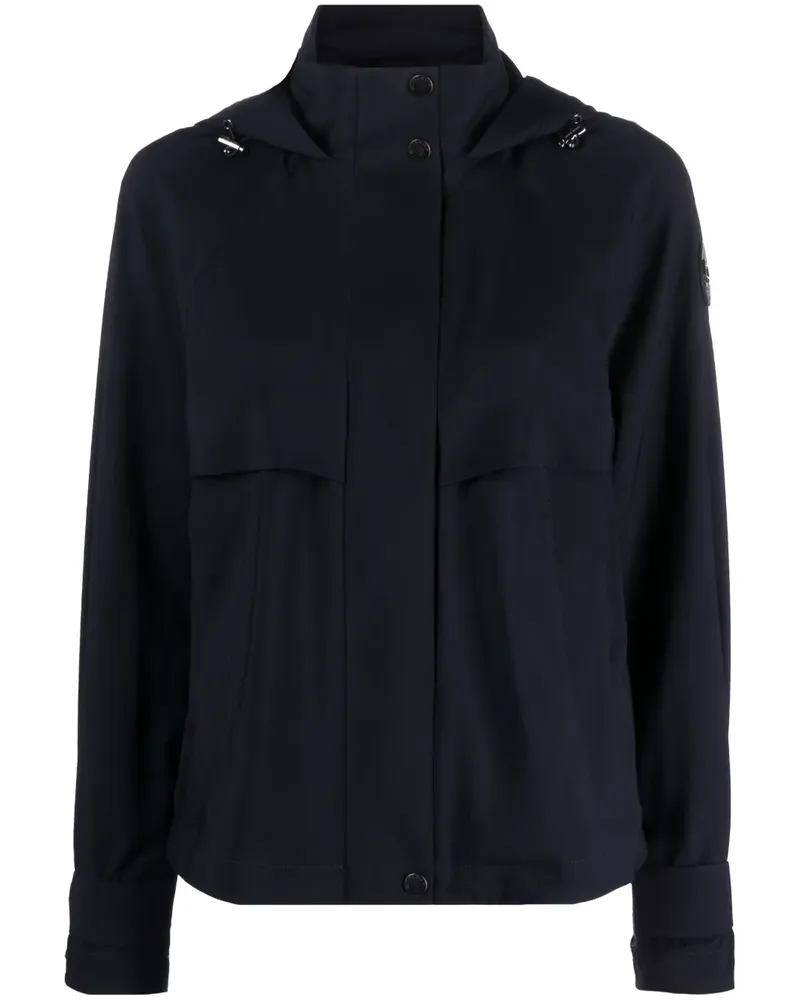 Woolrich Kurzer Kapuzenparka - Blau Blau