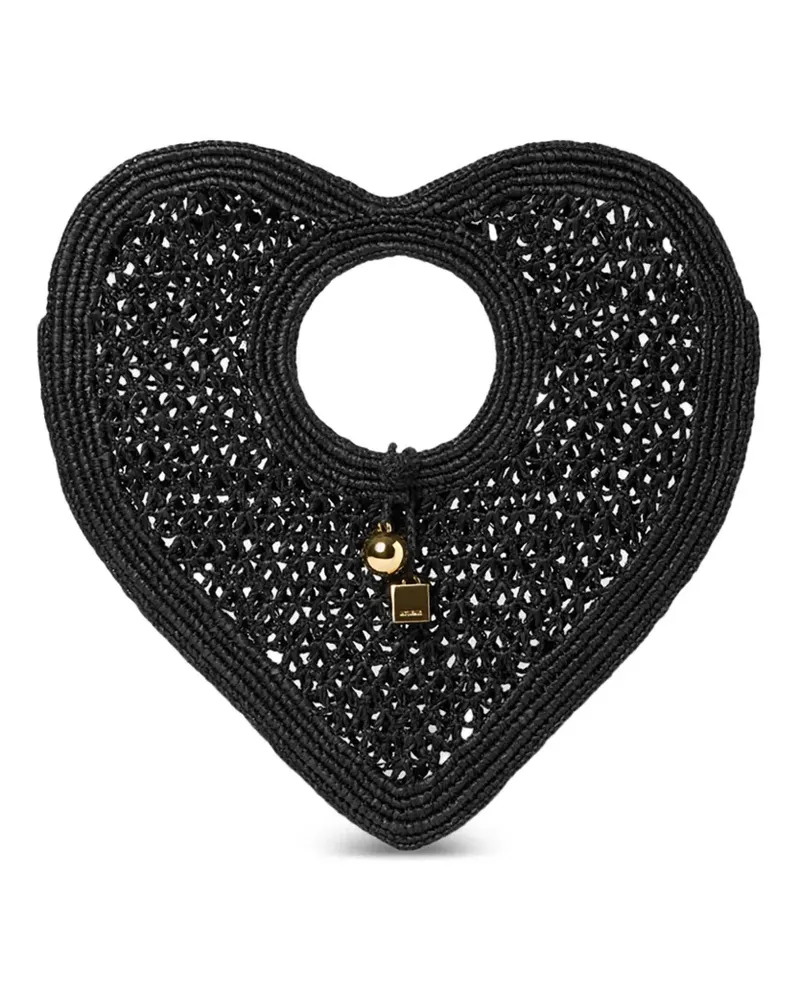 Jacquemus Spiaggia Coeur Tote Bag - Schwarz Schwarz