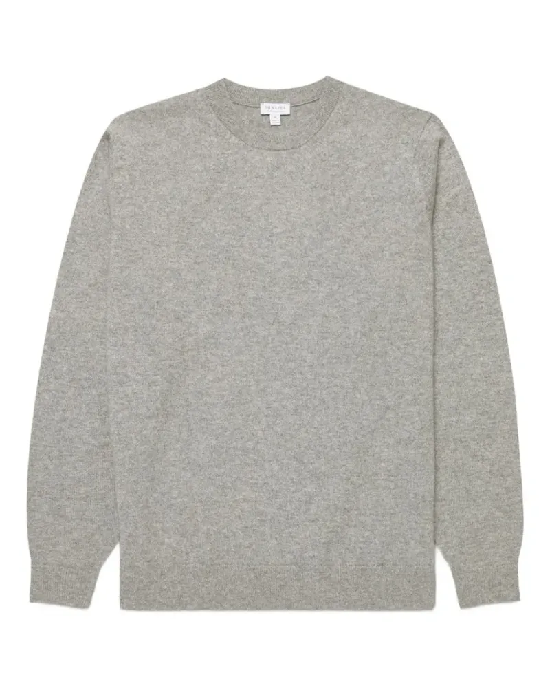 Sunspel Pullover mit Rundhalsausschnitt - Grau Grau