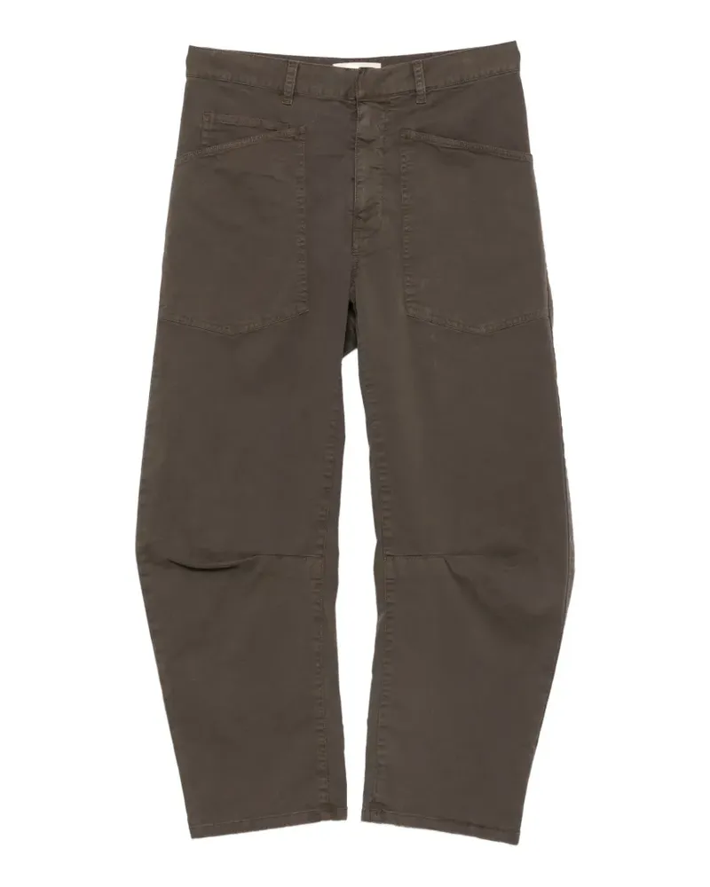 Nili Lotan Hose mit dekorativer Naht - Braun Braun