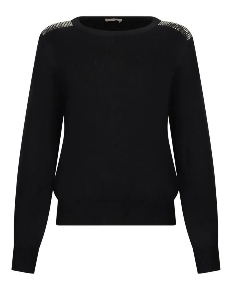 Liu Jo bead-embellished top - Schwarz Schwarz