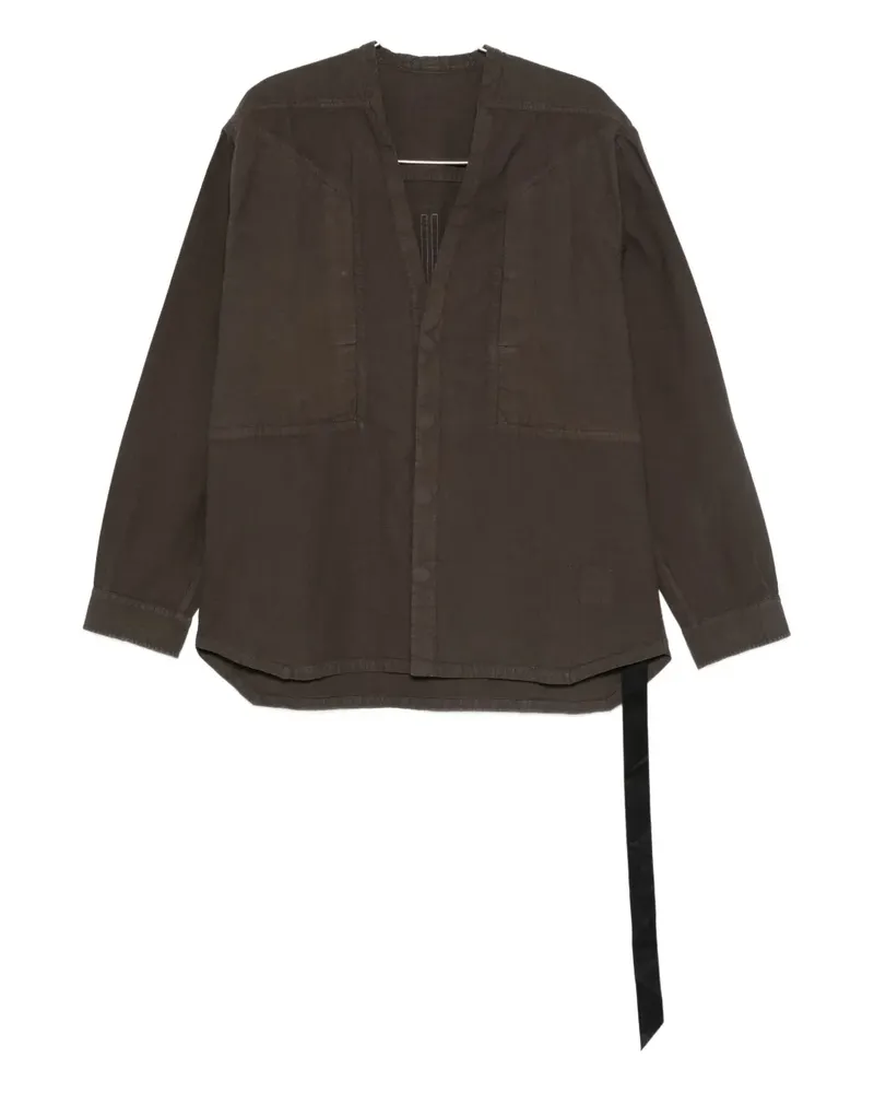 DRKSHDW by Rick Owens button-fastening cotton shirt - Braun Braun