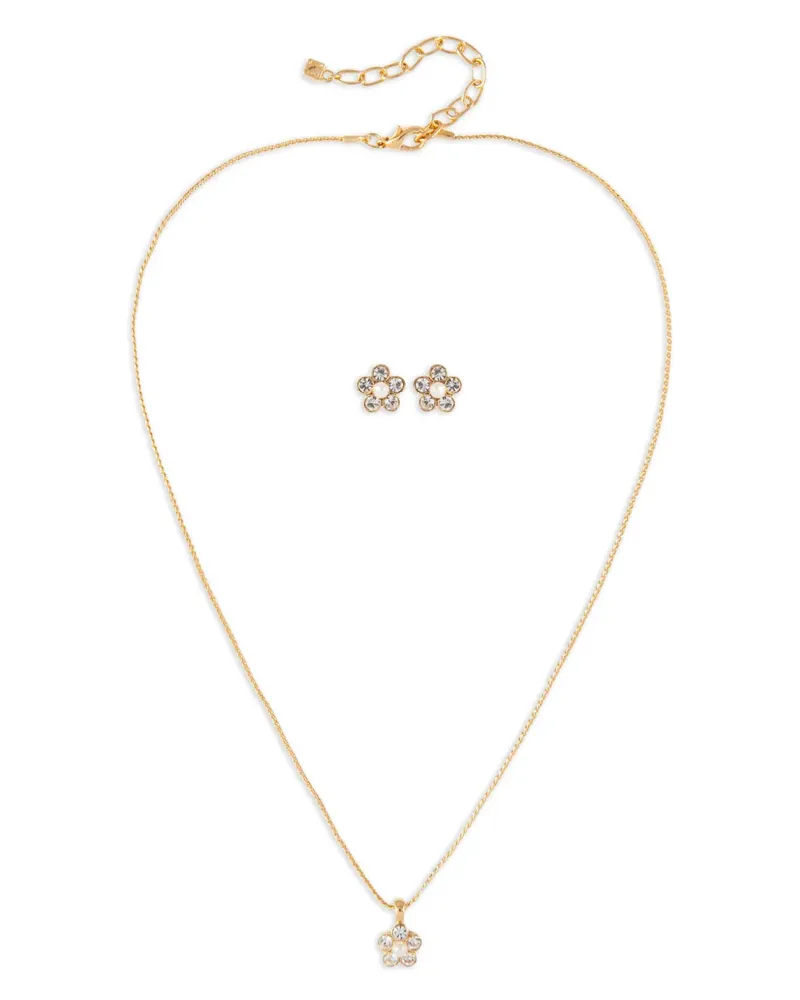 Nina Ricci 1980 pre-owned Halskette und Ohrringe - Gold Gold