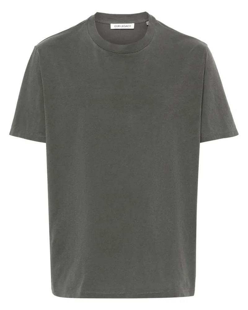 Our Legacy T-Shirt mit Rundhalsausschnitt - Grau Grau
