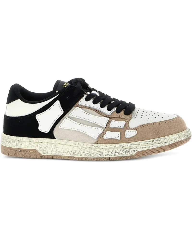 Amiri Distressed Skel Sneakers - Nude Nude