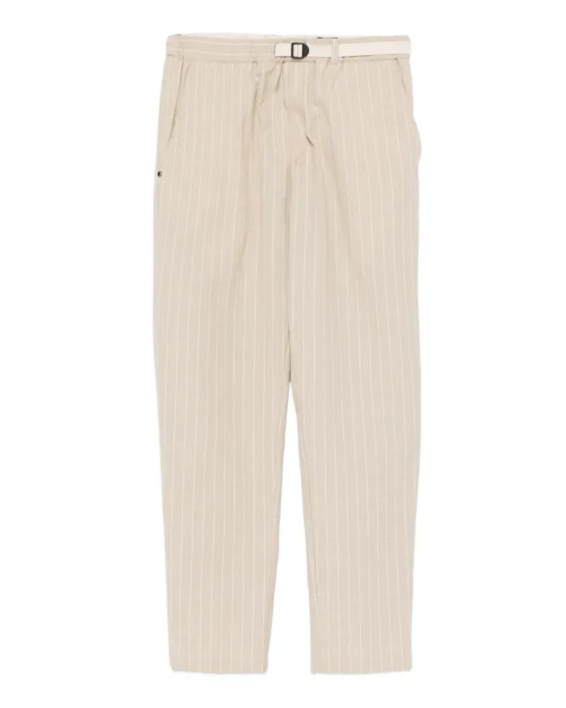 PLAN C Hose mit gestreiftem Gürtel - Nude Nude