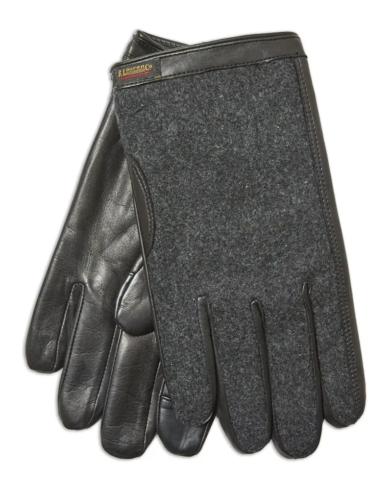Ralph Lauren Hybrid gloves - Schwarz Schwarz