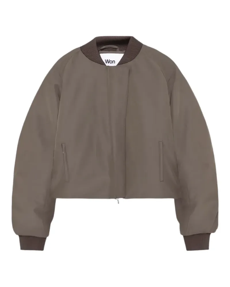 Won Hundred Otto padded bomber jacket - Braun Braun