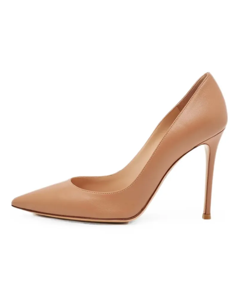Gianvito Rossi Gianvito pointed-toe pumps - Nude Nude
