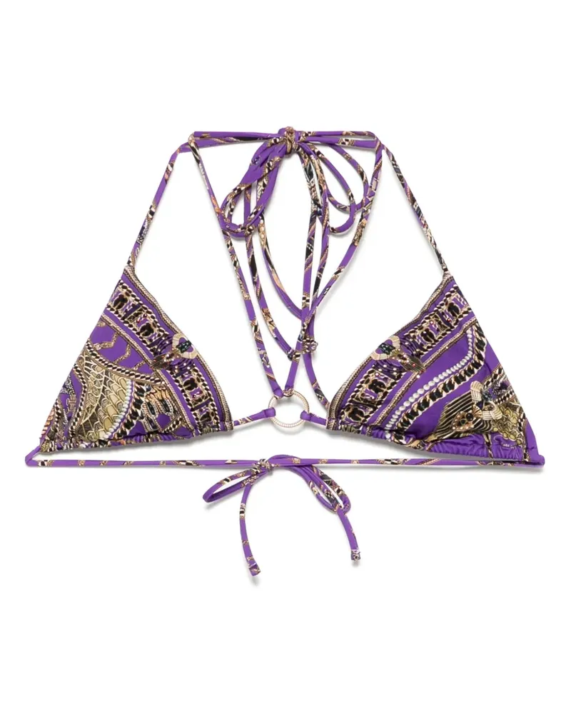 Camilla Ring Triangel-Bikinioberteil - Violett Violett