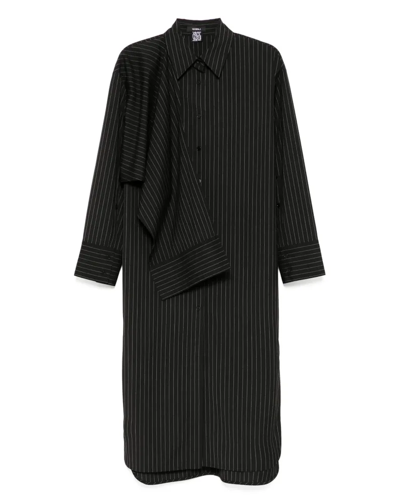 GOEN.J Kleid mit Knotendetail - Schwarz Schwarz