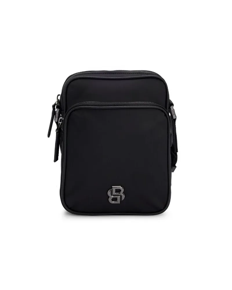 HUGO BOSS Kuriertasche mit Logo - Schwarz Schwarz