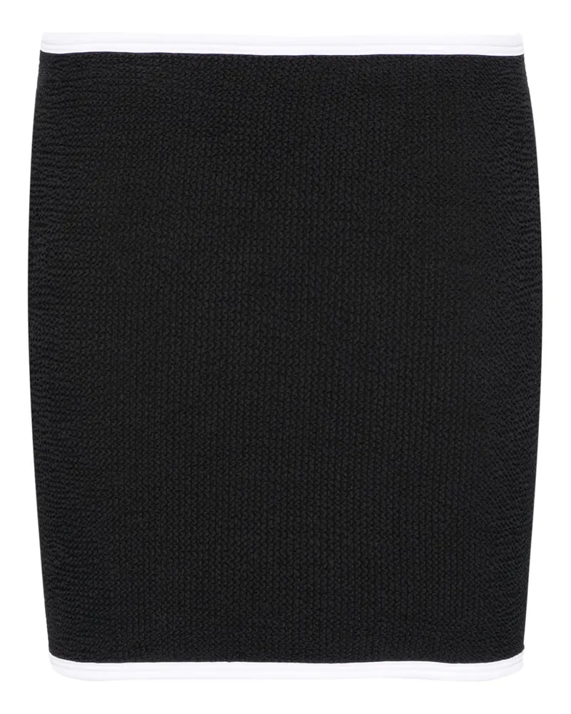 Hunza G Baderock in Knitteroptik - Schwarz Schwarz