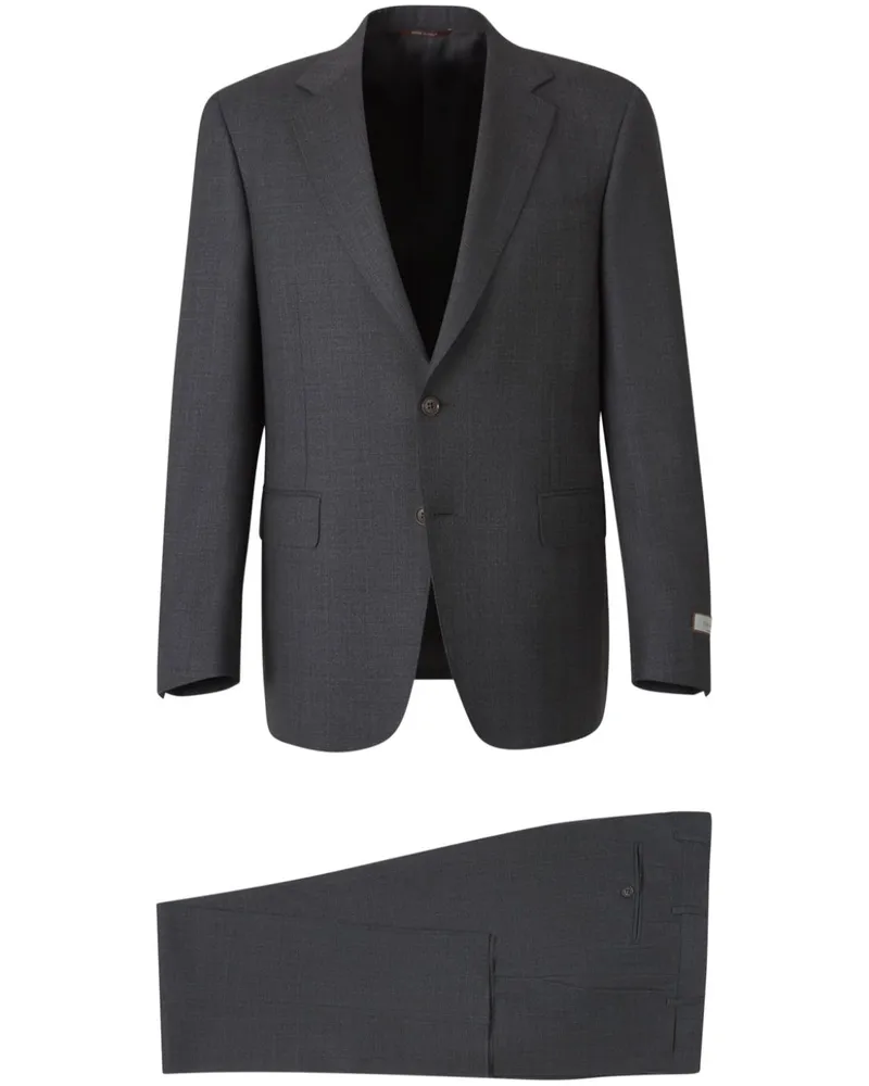 Canali Anzug aus Wolle - Grau Grau