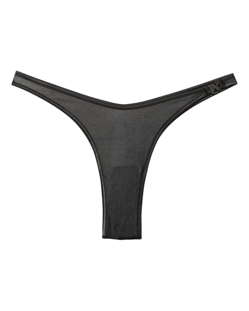 Palm Angels Bikinihöschen mit Monogramm - Schwarz Schwarz