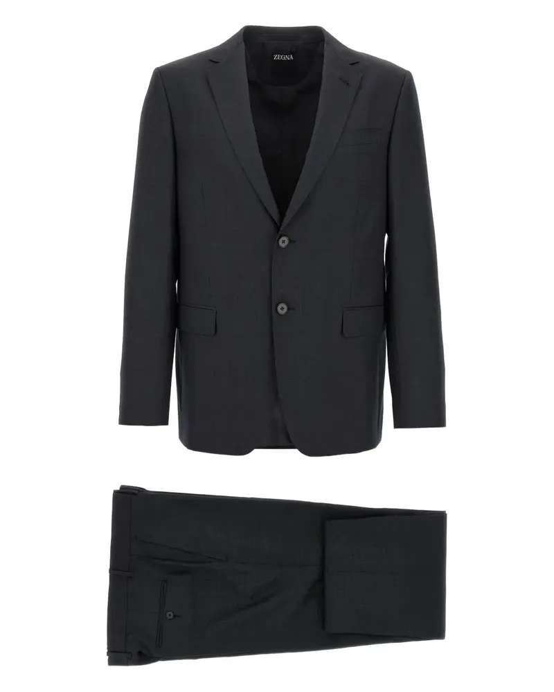 Ermenegildo Zegna Einreihiger Anzug - Schwarz Schwarz