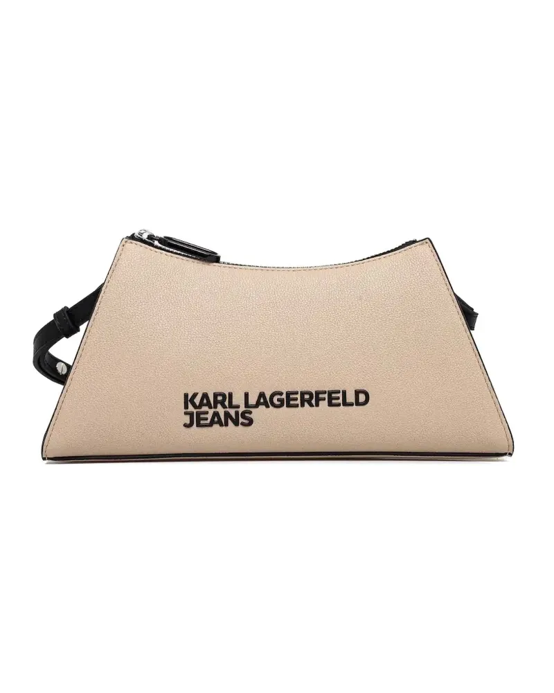 Karl Lagerfeld Umhängetasche mit dreieckiger Form - Nude Nude