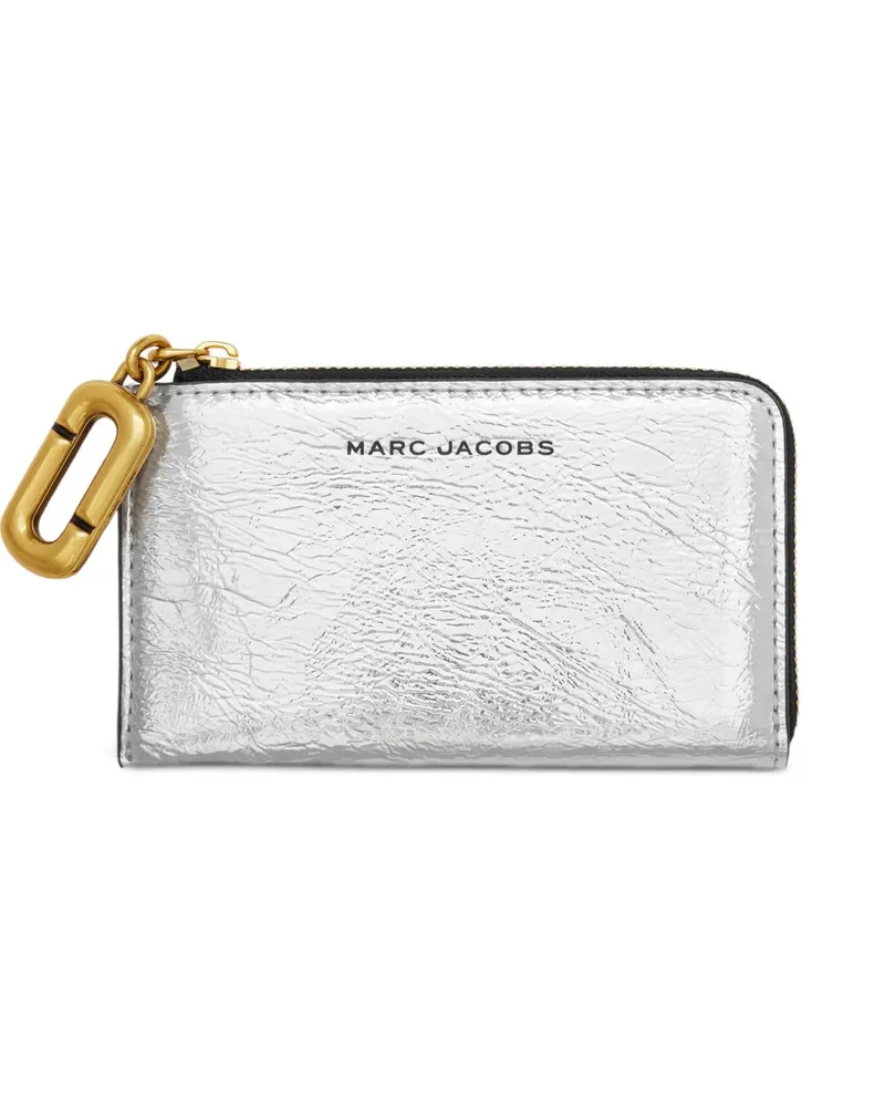 Marc Jacobs Scene top-zip multi wallet in metallic - Silber Silber