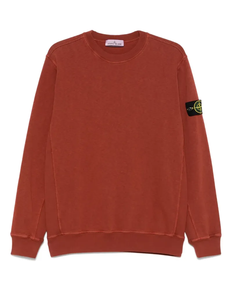 Stone Island Sweatshirt mit Kompass-Patch - Braun Braun