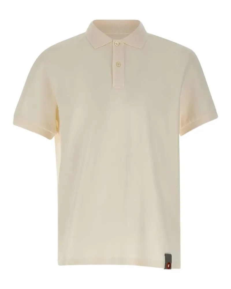 DEKKER patch-detail polo shirt - Weiß Weiß