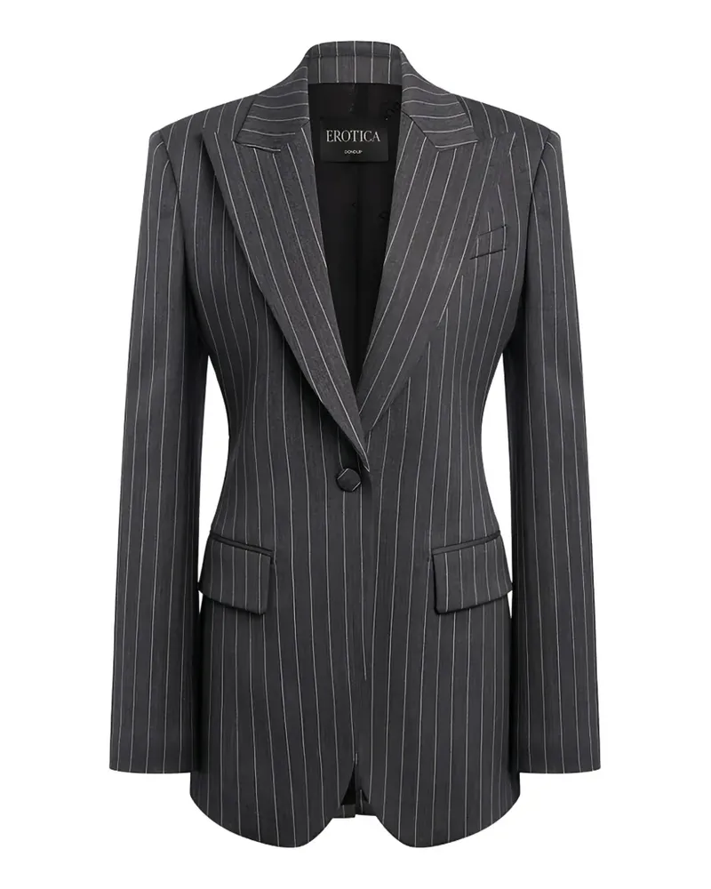 Dondup striped blazer - Grau Grau