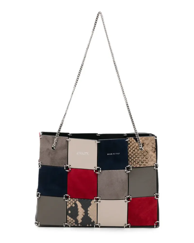 KHAITE Mini Emma Tote Bag im Patchwork-Look - Nude Nude
