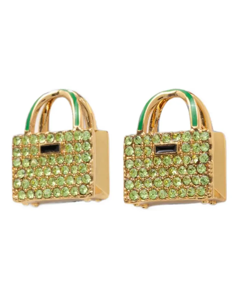 Kate Spade Pavé-Ohrringe mit Schloss - Gold Gold
