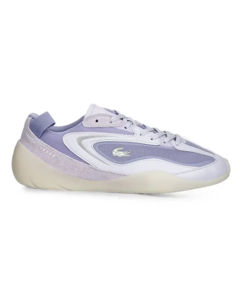 Lacoste logo-plaque panelled sneakers - Violett Violett