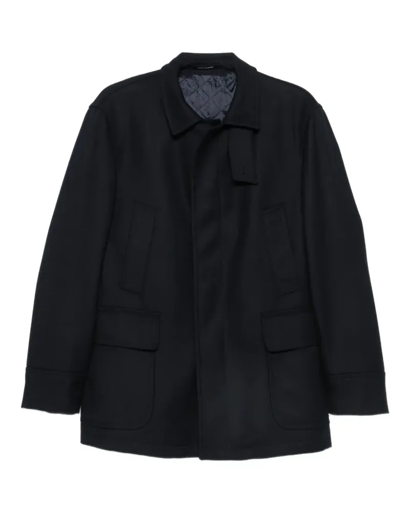 Tagliatore flap-pocket coat - Blau Blau