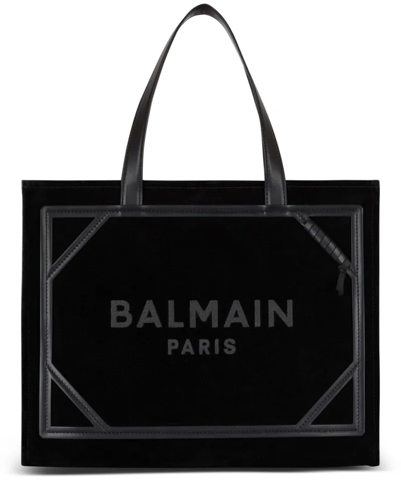Balmain Mittelgroße B-Army Tote Bag - Schwarz Schwarz
