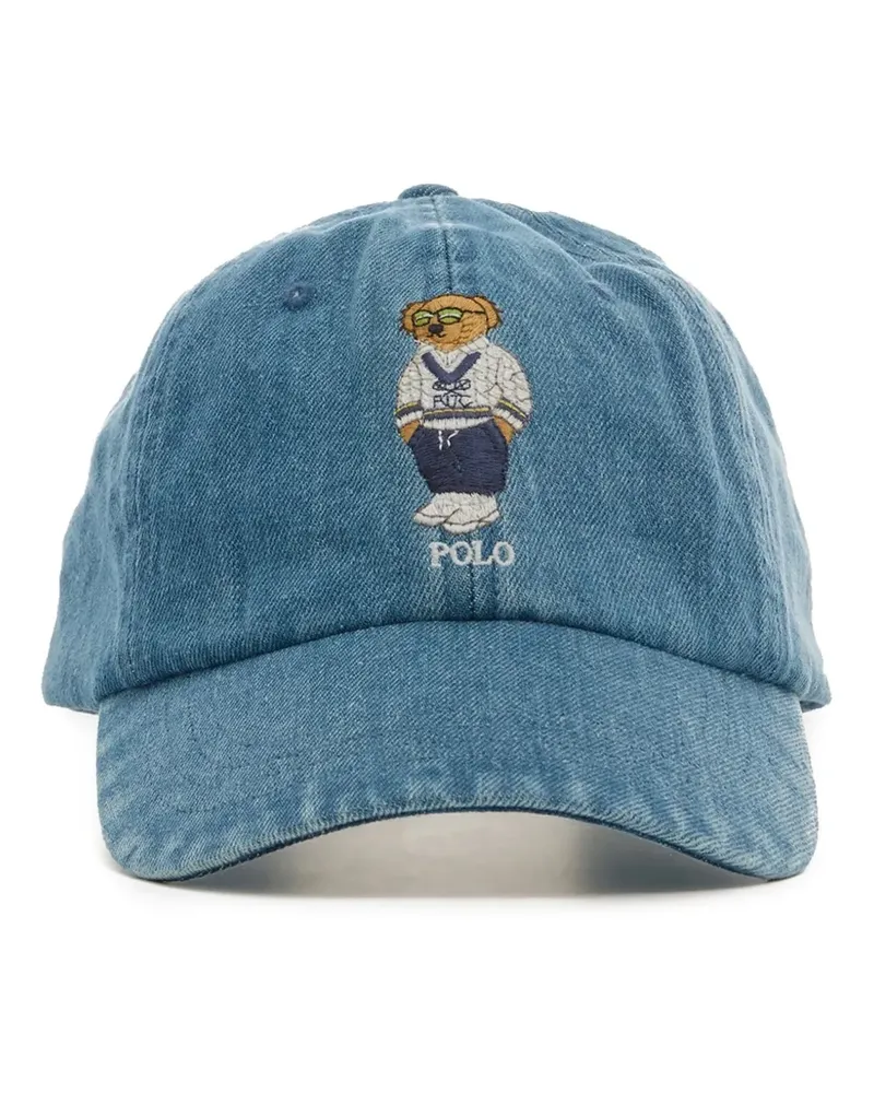 Ralph Lauren Baseballkappe mit Polo Bear - Blau Blau