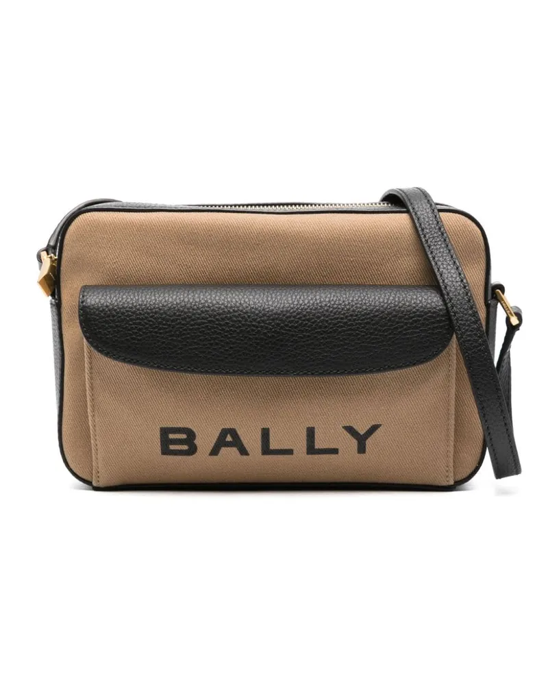 Bally Umhängetasche mit Logo-Print Schwarz