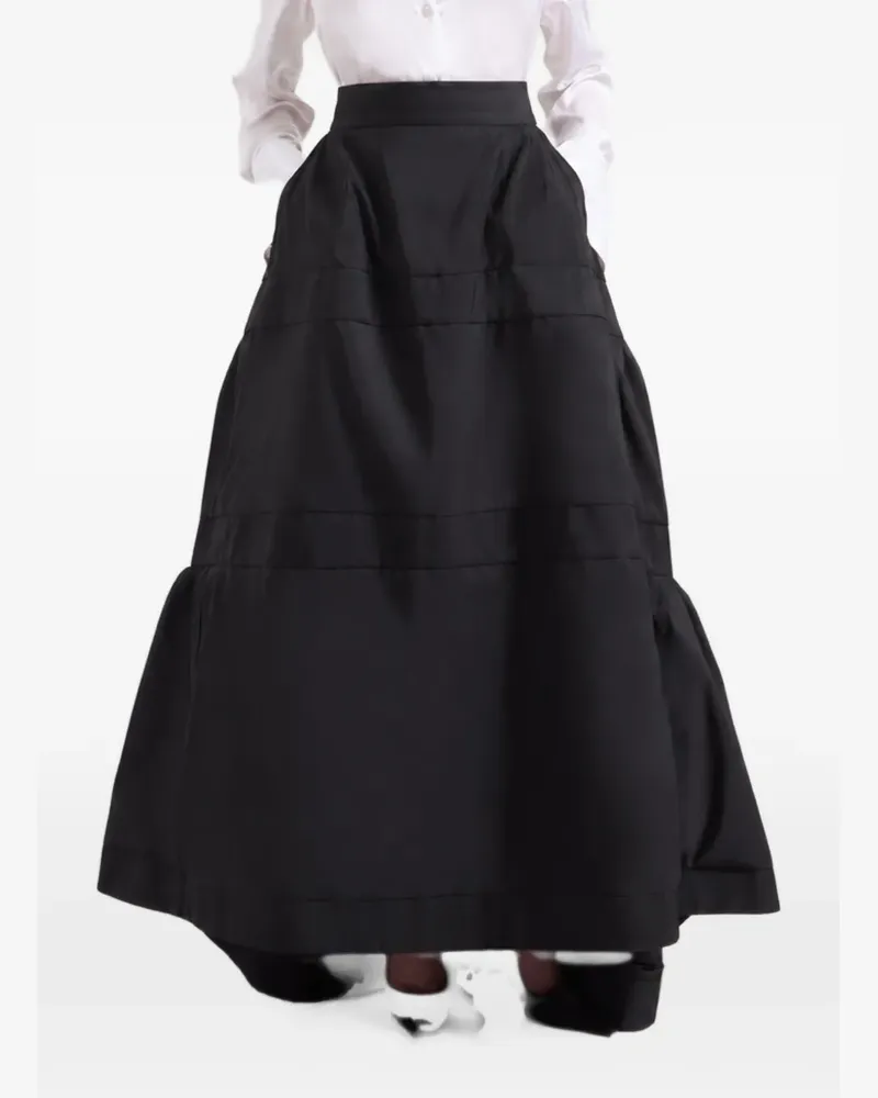 Nina Ricci Verzierter Maxirock - Schwarz Schwarz
