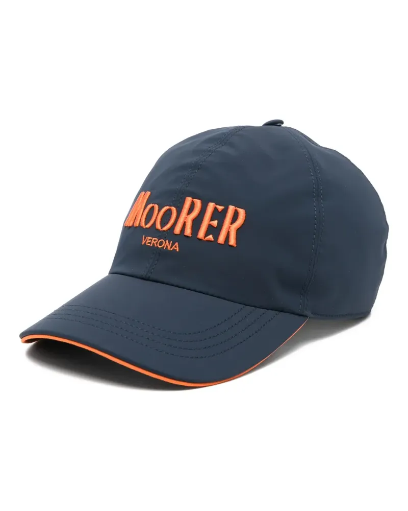 MOORER Baseballkappe mit Logo - Blau Blau