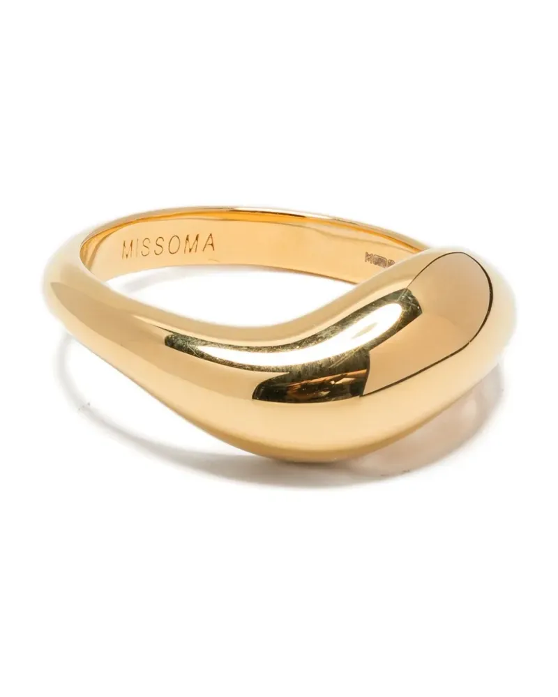 Missoma Savi Signature Stapelring - Gold Gold