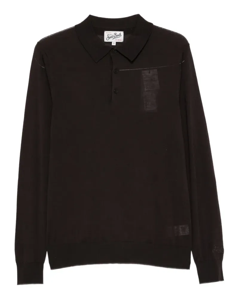 MC2 Saint Barth Alfie long-sleeve polo shirt - Braun Braun