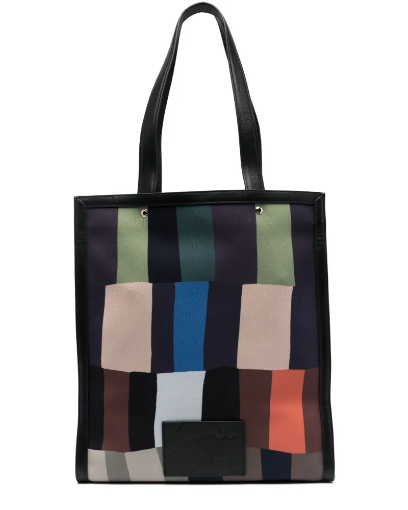 Paul Smith Shopper im Patchwork-Look Schwarz