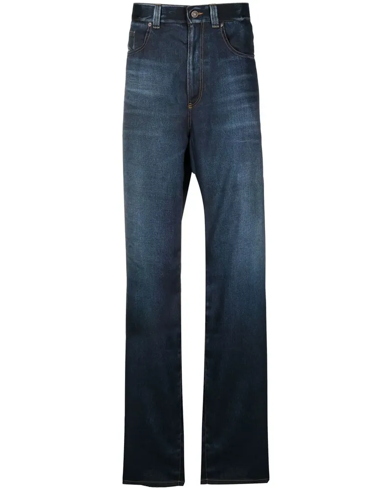 Diesel Weite D-Viker Jeans - Blau Blau