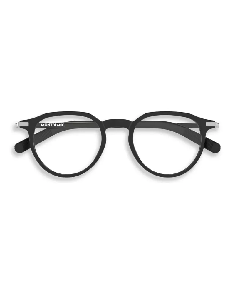 Montblanc round-frame glasses - Schwarz Schwarz