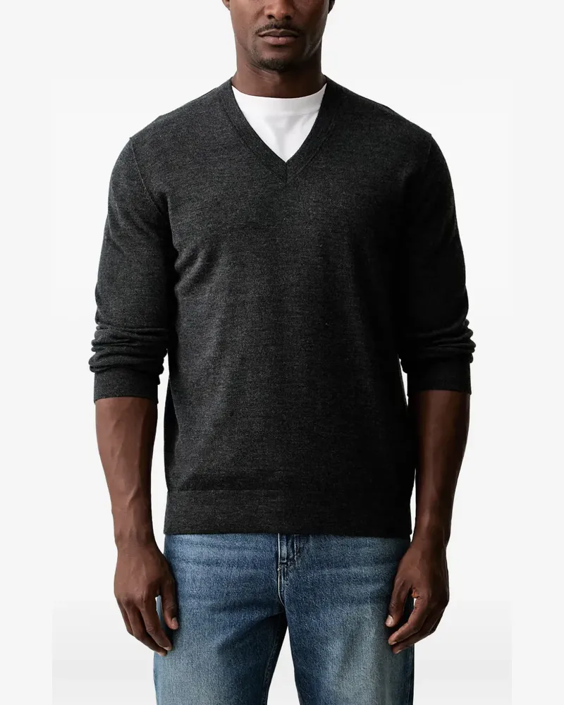 Marc O'Polo Pullover mit V-Ausschnitt - Grau Grau