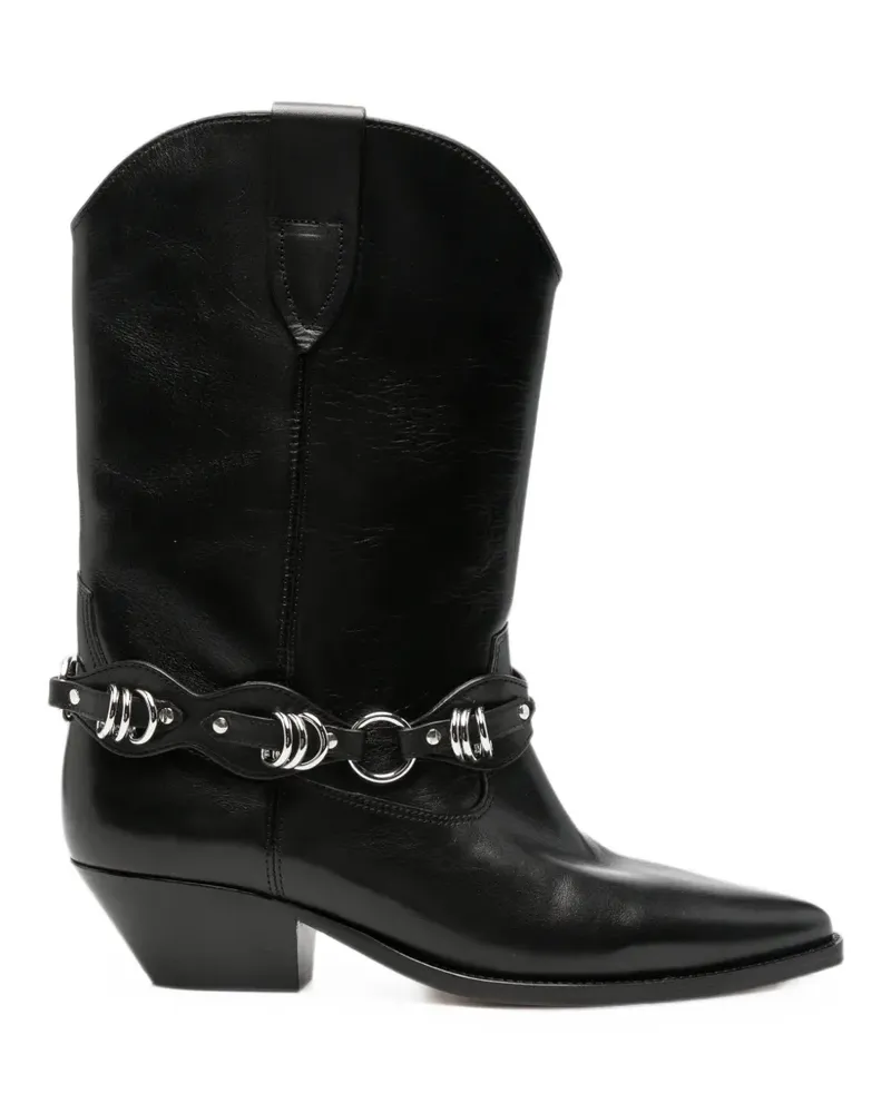 Isabel Marant Duerto studded ankle boots - Schwarz Schwarz