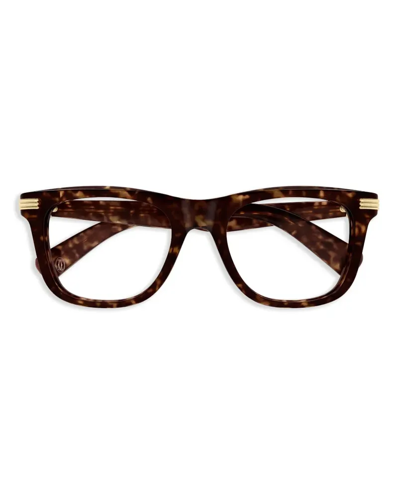 Cartier Brille in Schildpattoptik - Braun Braun