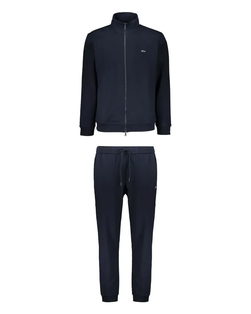 Paul & Shark zip high-neck tracksuit (set of two) - Blau Blau