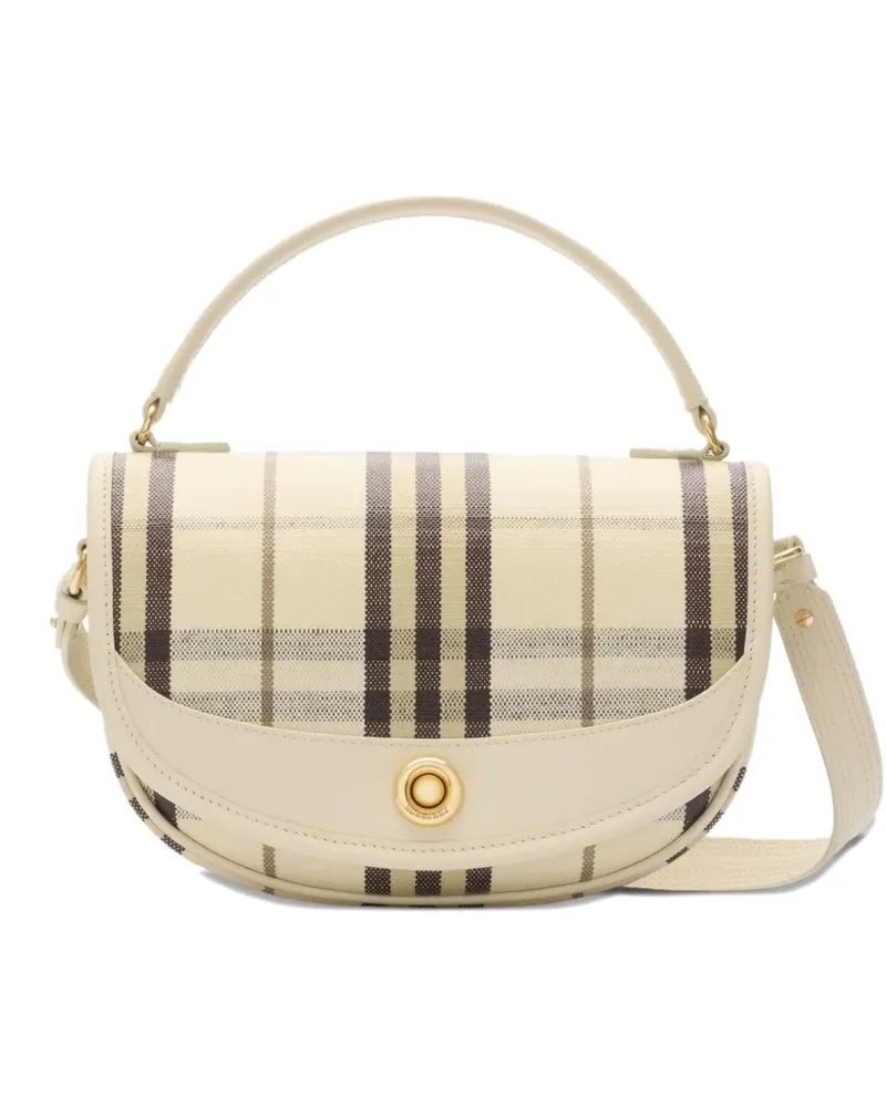 Burberry Highlands plaid tote bag - Nude Nude