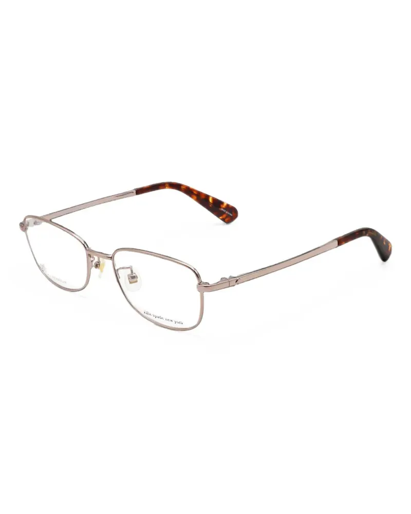 Kate Spade Abilene geometric-frame glasses - Silber Silber